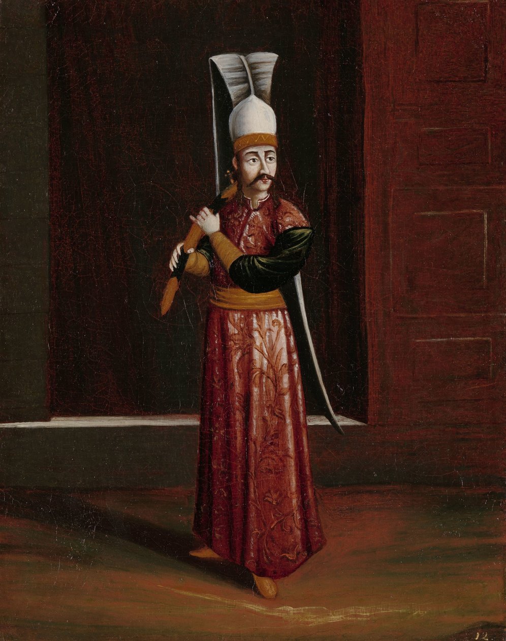Seliktar Agassi, Equerry to the Sultan (Supreme Weapon-Bearer) by Jean Baptiste Vanmour (workshop of)