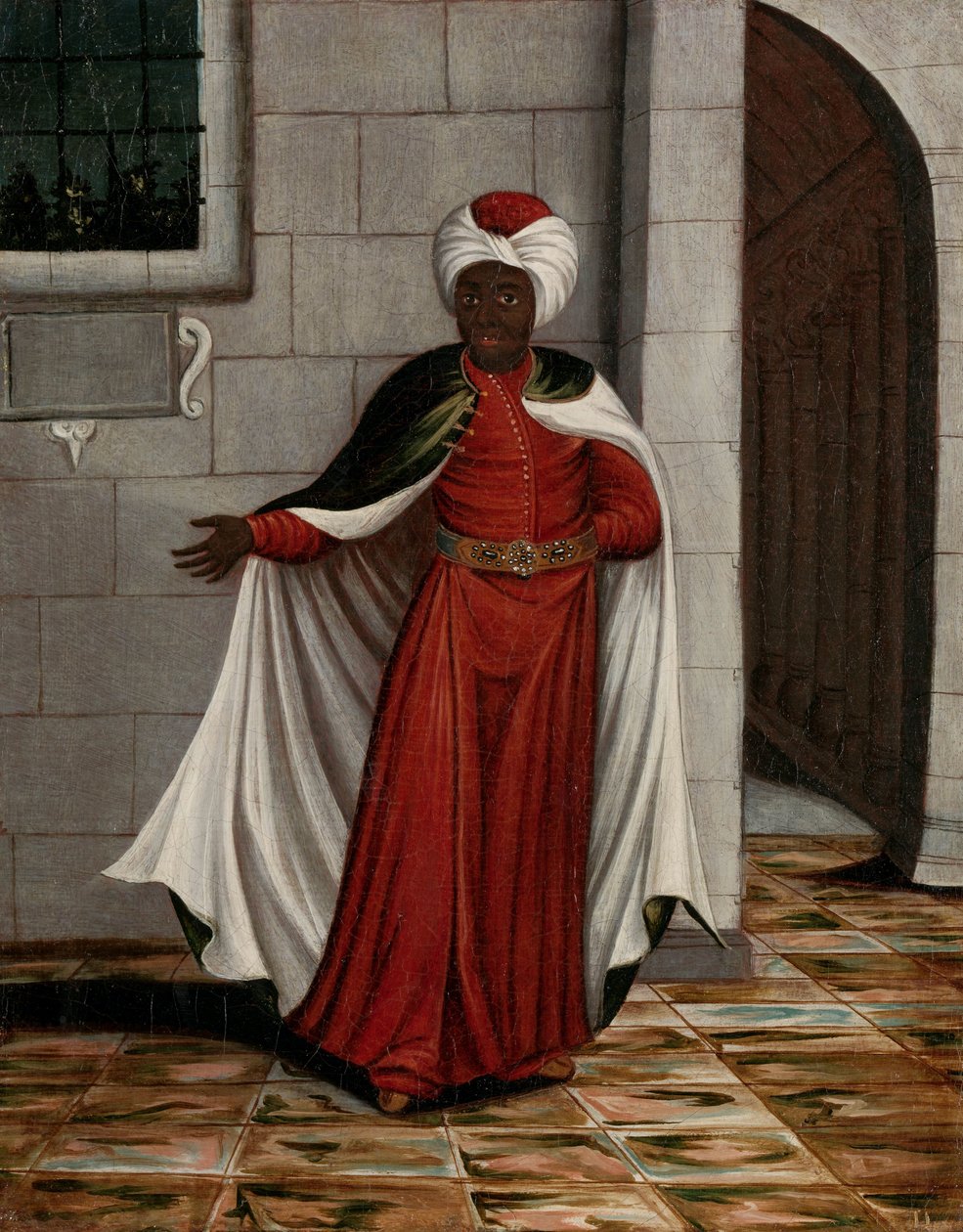 The Kislar Aghassi, Chief of the Black Eunuchs of the Sultan by Jean Baptiste Vanmour (workshop of)