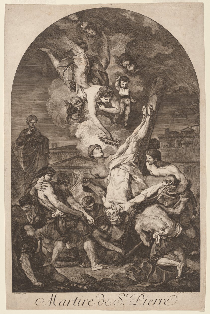 The Martyrdom of Saint Peter by Jean Barbault