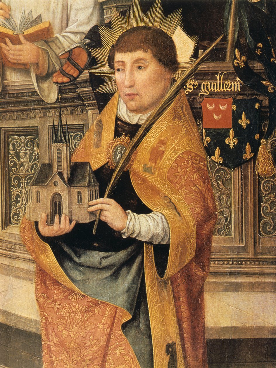 Annunciation (detail) by Jean the Elder Bellegambe