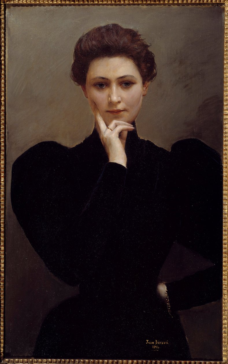 Meditation by Jean Beraud