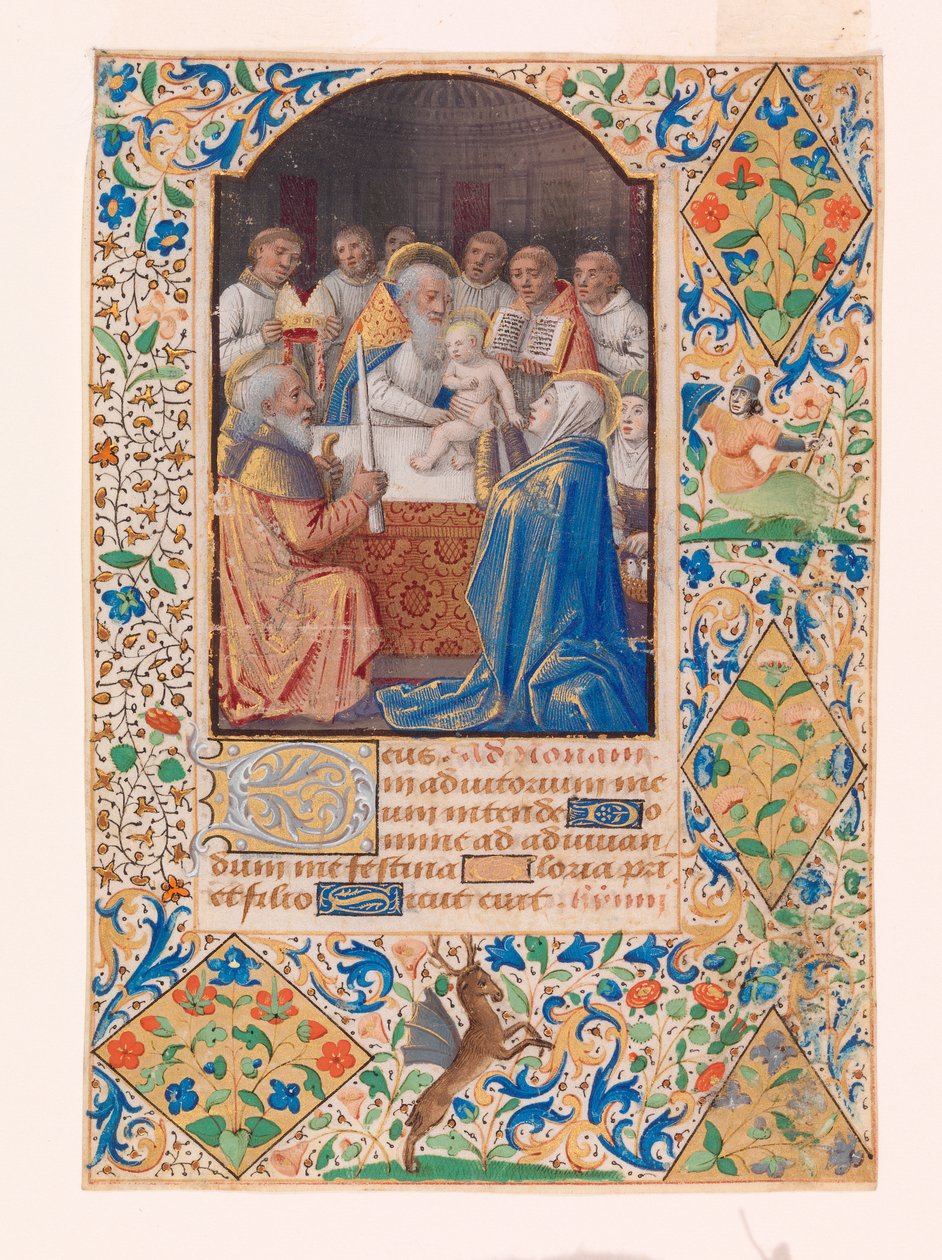 The Circumcision of Christ, from a Book of Hours by Jean Bourdichon