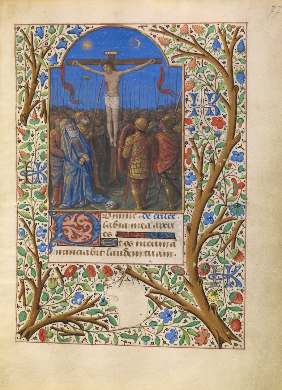 The Crucifixion by Jean Bourdichon