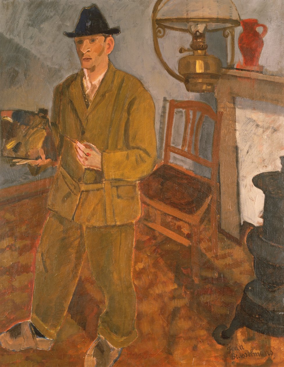 Self Portrait by Jean Brusselmans