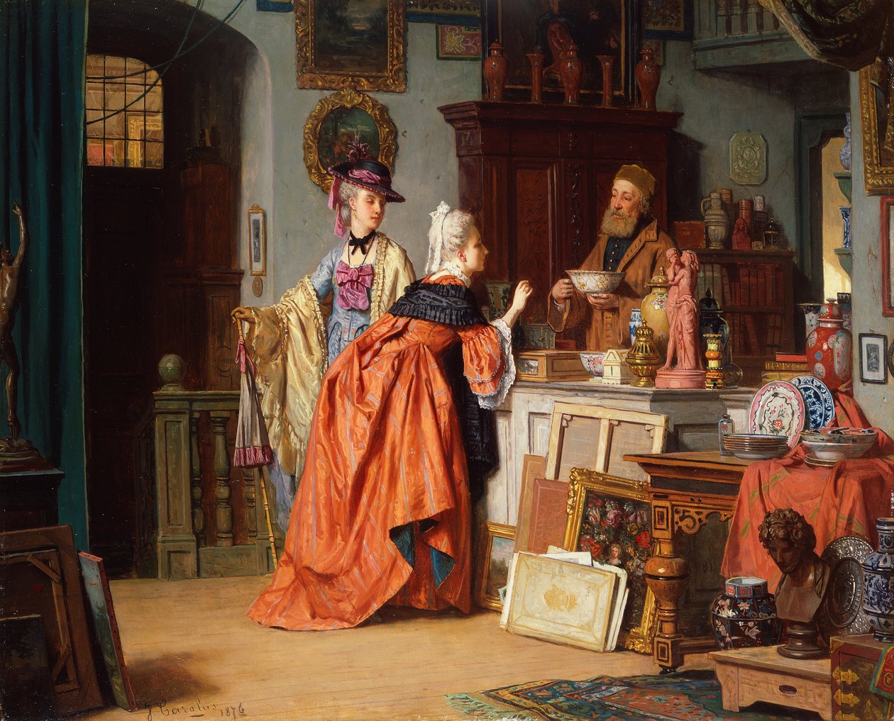 The Antique Shop by Jean Carolus
