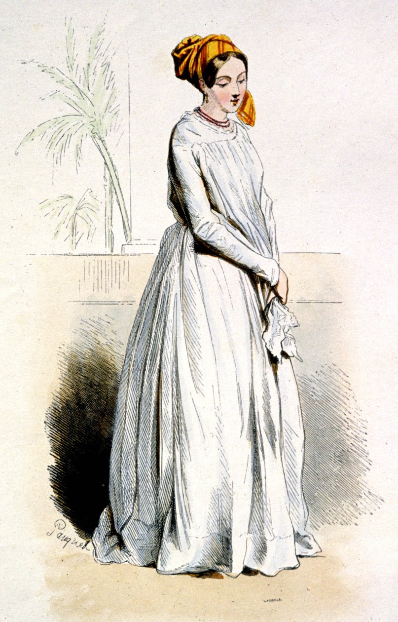 Creole Woman of Cayenne, c.1850 by Jean Charles (1800-79) Pauquet