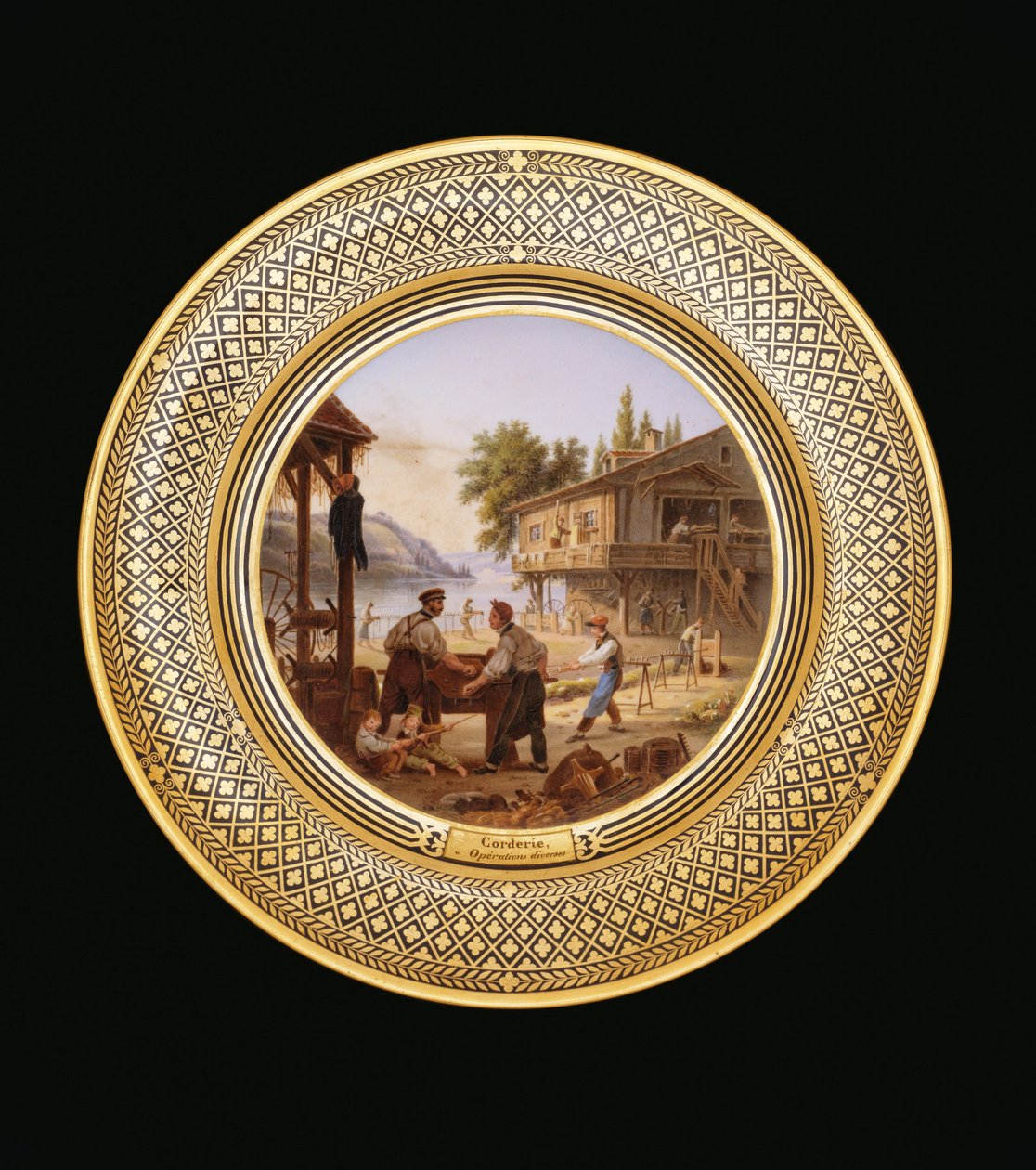 Ropemaking, c.1820-35 by Jean Charles Develly