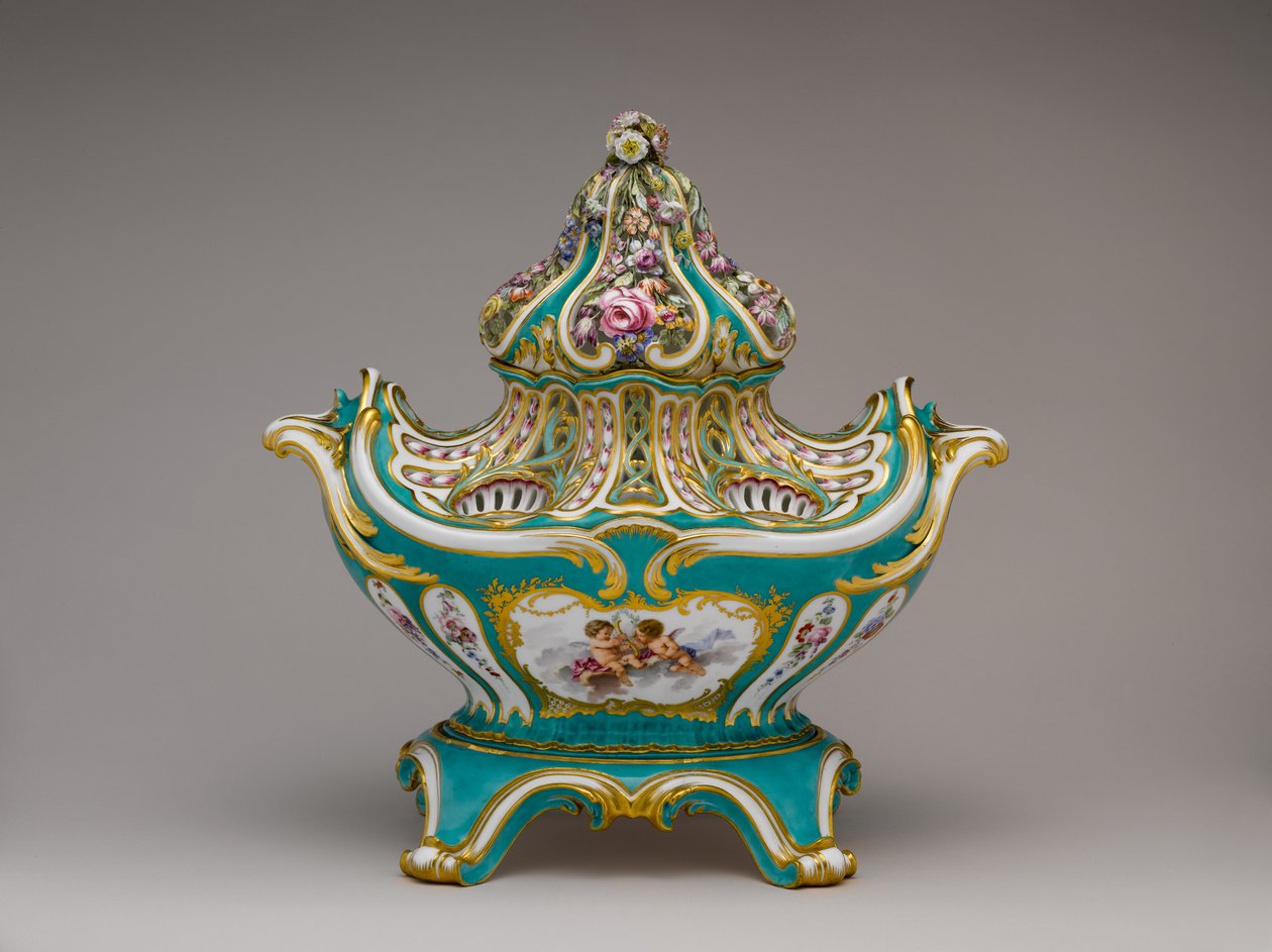 Sevres Pot Pourri Vase by Jean Claude Duplessis