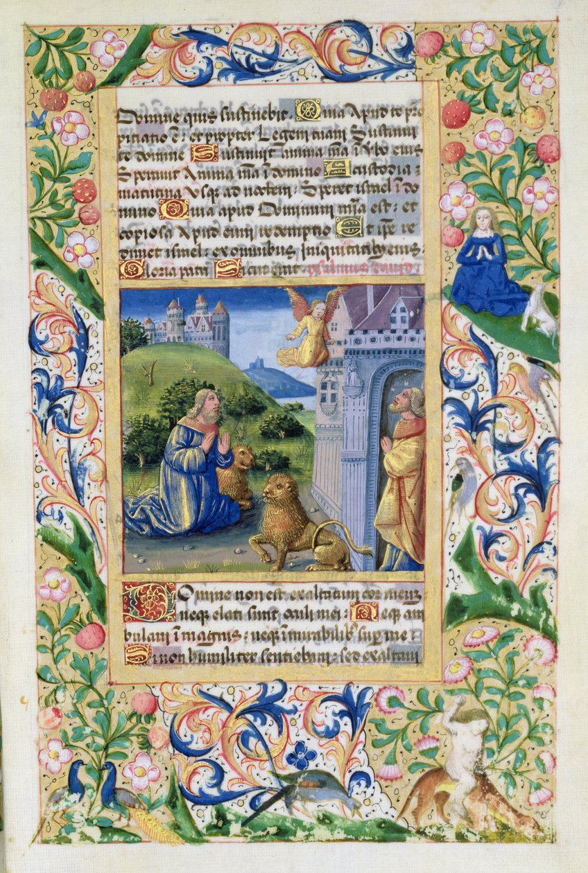 Anthony the Great and Paul the Hermit, from the Hours of Louis d