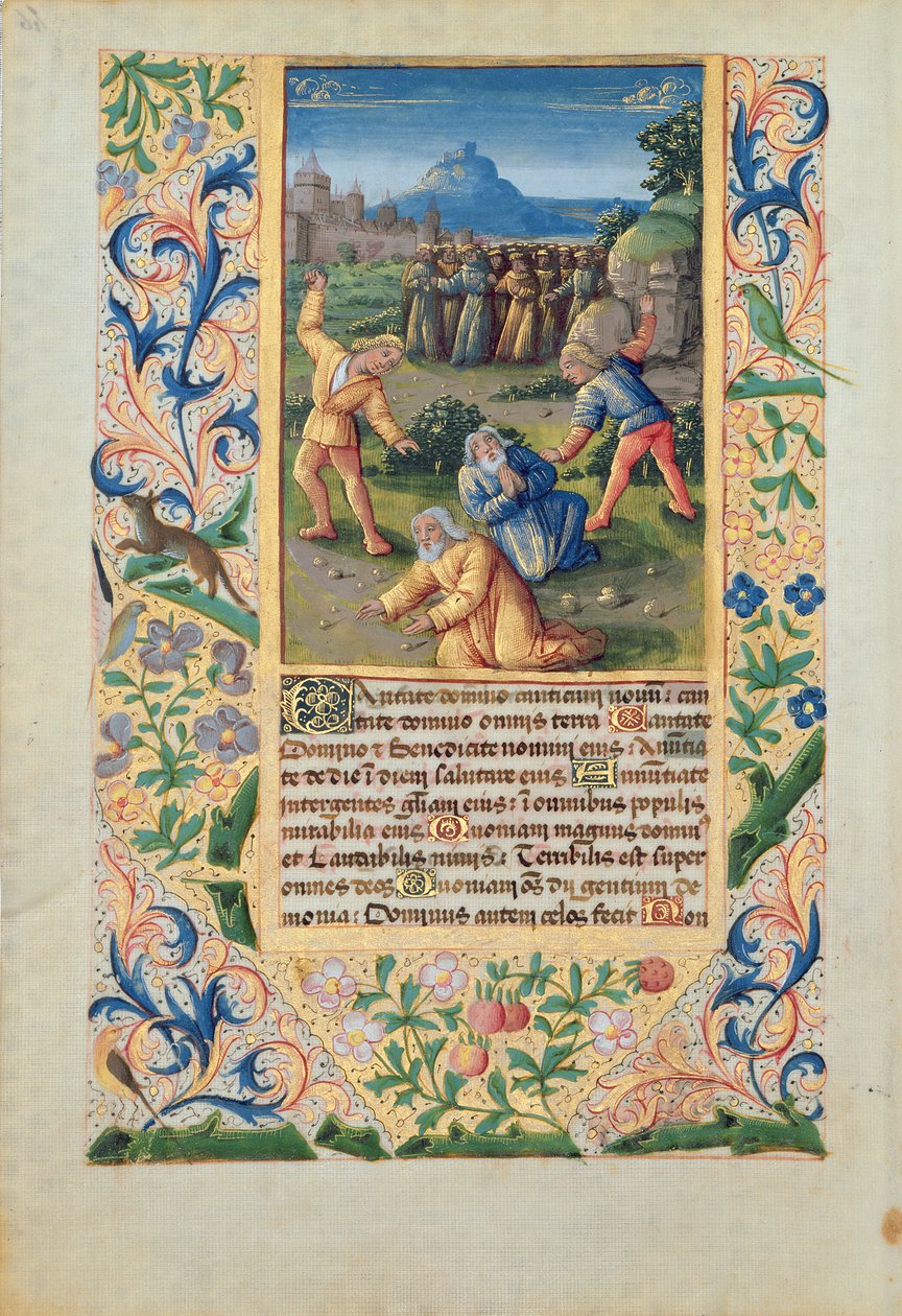 The Stoning of St. Stephen, from the 