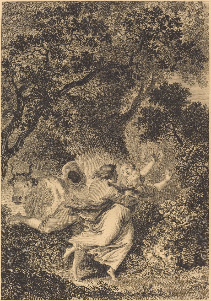 The Bell by Jean Dambrun after Jean Honoré Fragonard