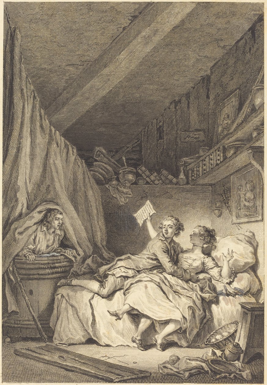 The Cobbler by Jean Dambrun after Jean Honoré Fragonard