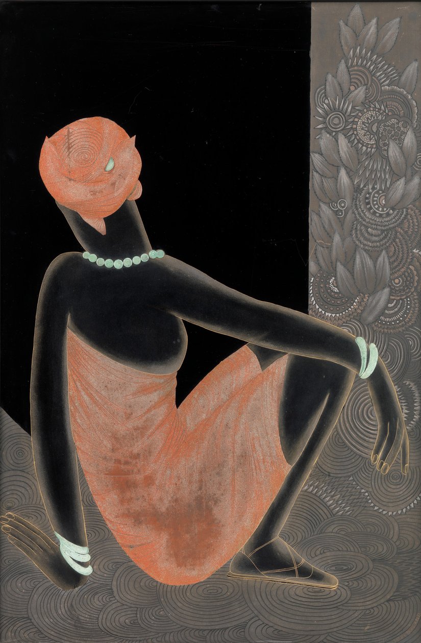 African Woman, 1928-30 by Jean Dunand