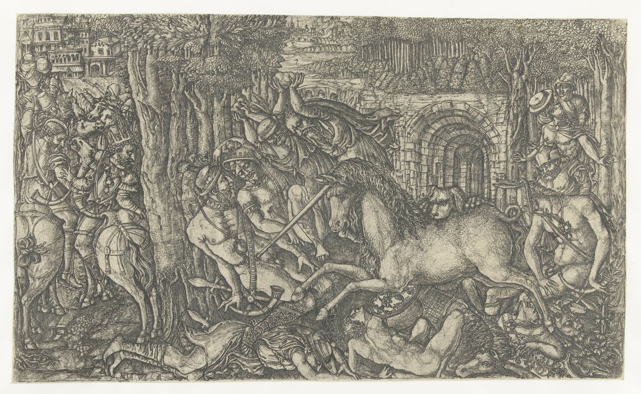 The King Flees from the Unicorn by Jean Duvet