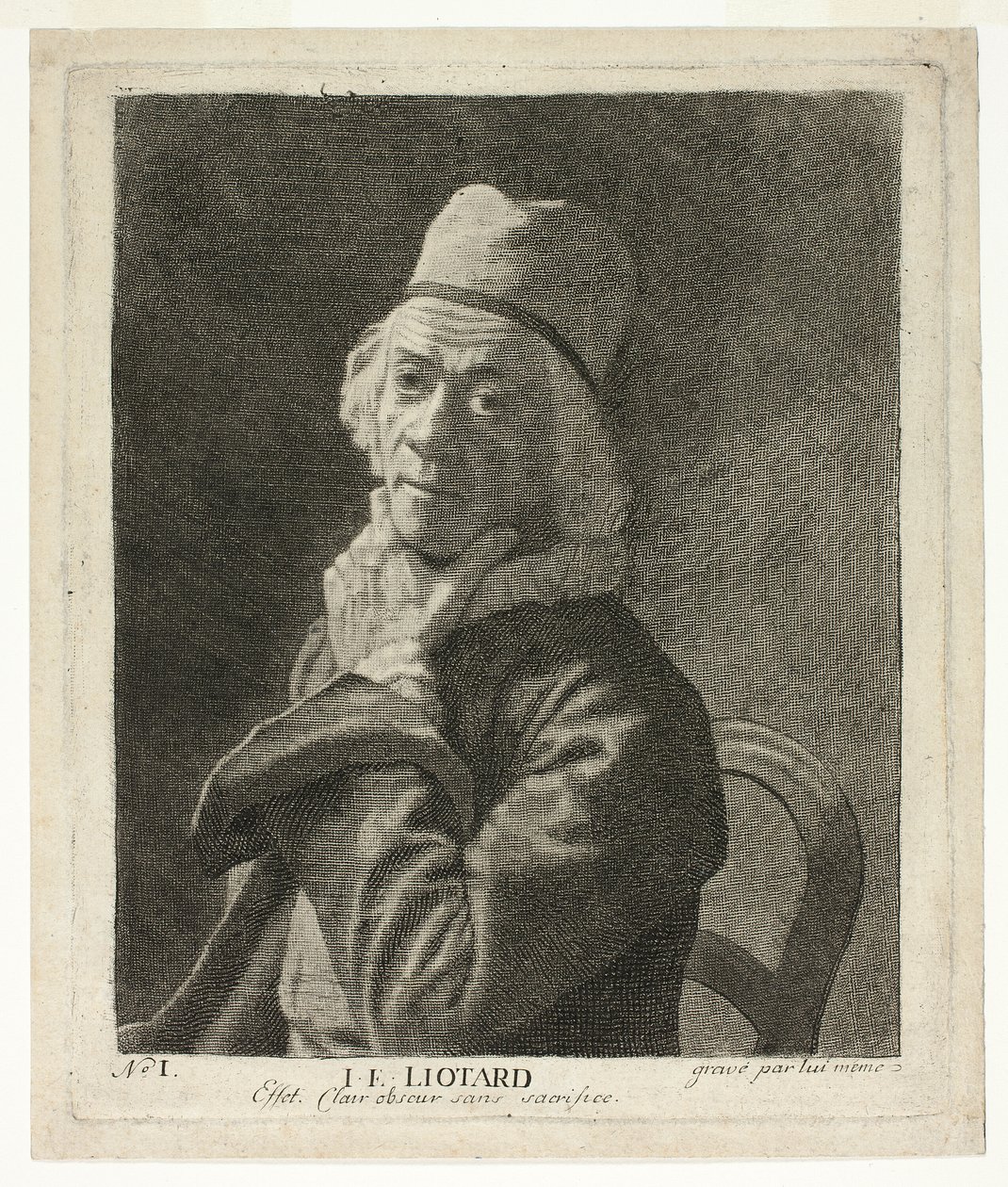 The Small Self-Portrait by Jean Étienne Liotard