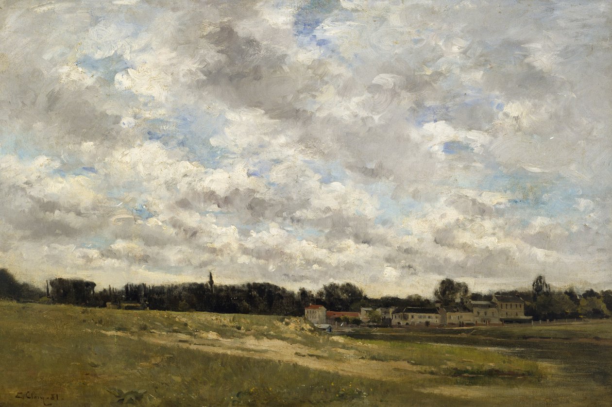 Landscape by Jean-Eugene Clary