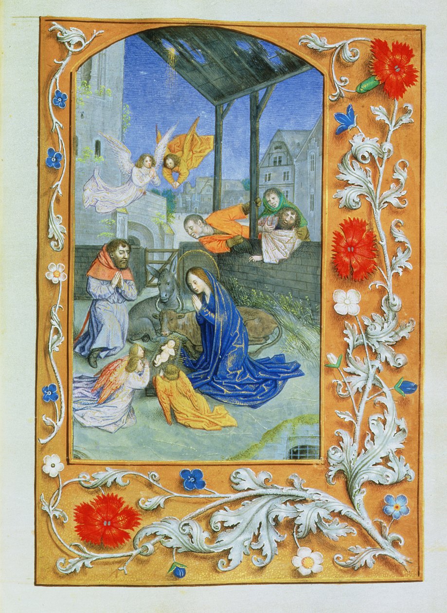 The Nativity, from Hours of Etienne Chevalier