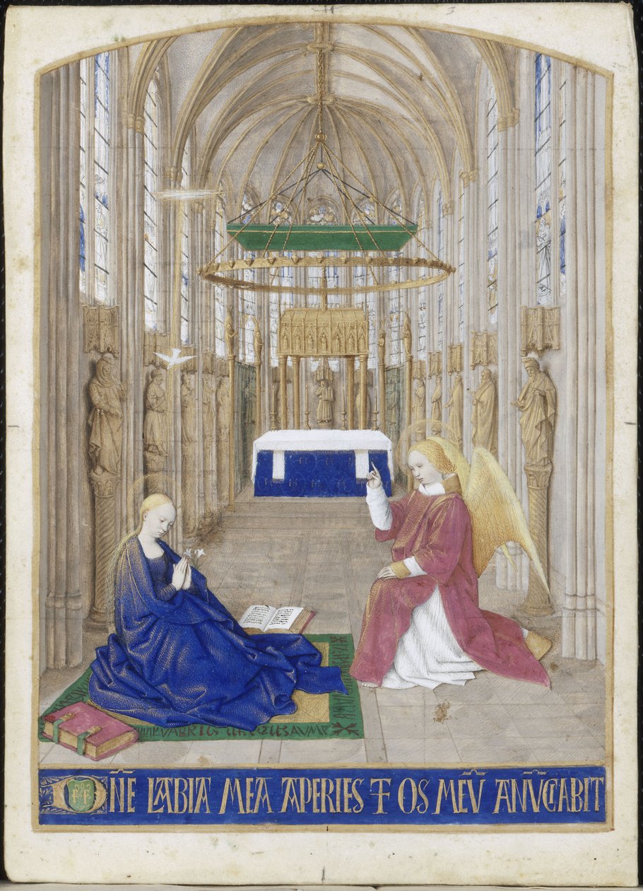 The Annunciation Hours of Étienne Chevalier by Jean Fouquet