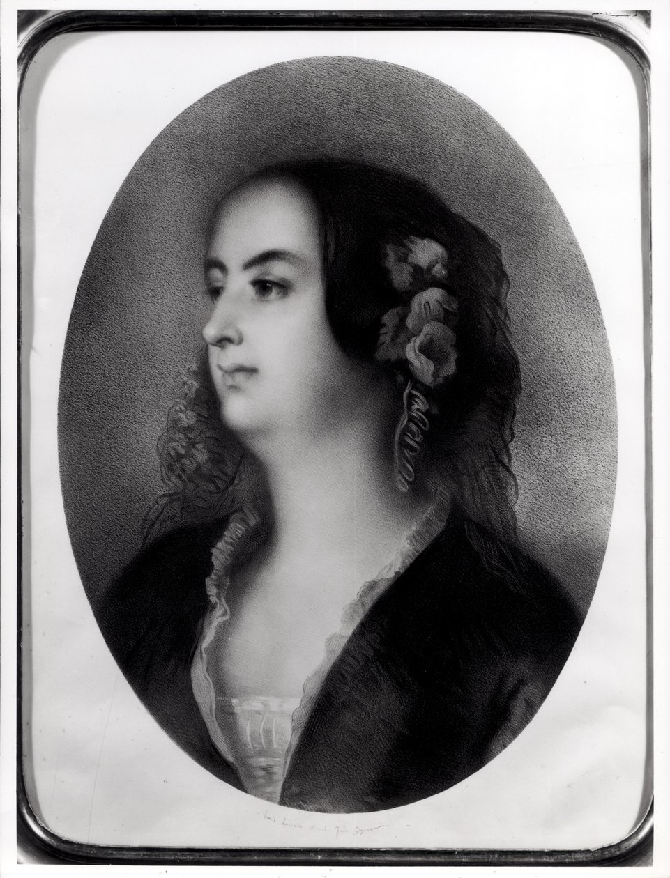 Madame Hanska Engraved by Emile Lassalle by Jean Francois Gigoux