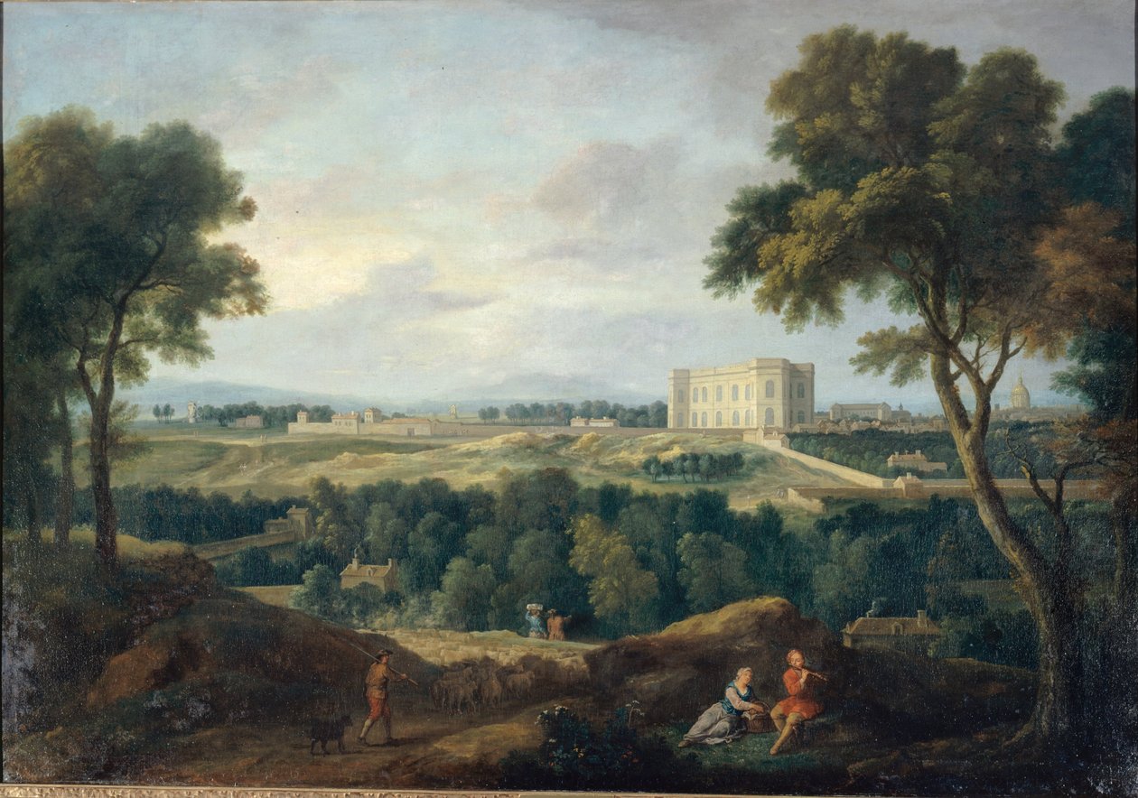 The Observatory, seen from the Butte aux Cailles, circa 1710 by Jean Francois I Millet