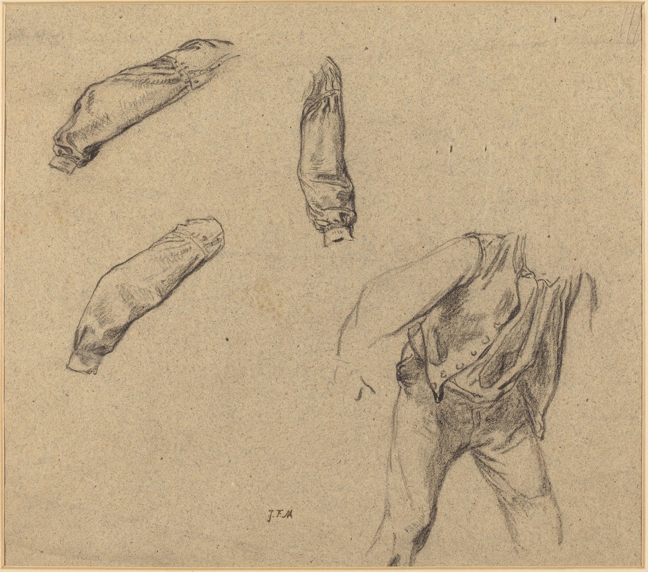 Costume Studies by Jean Francois Millet