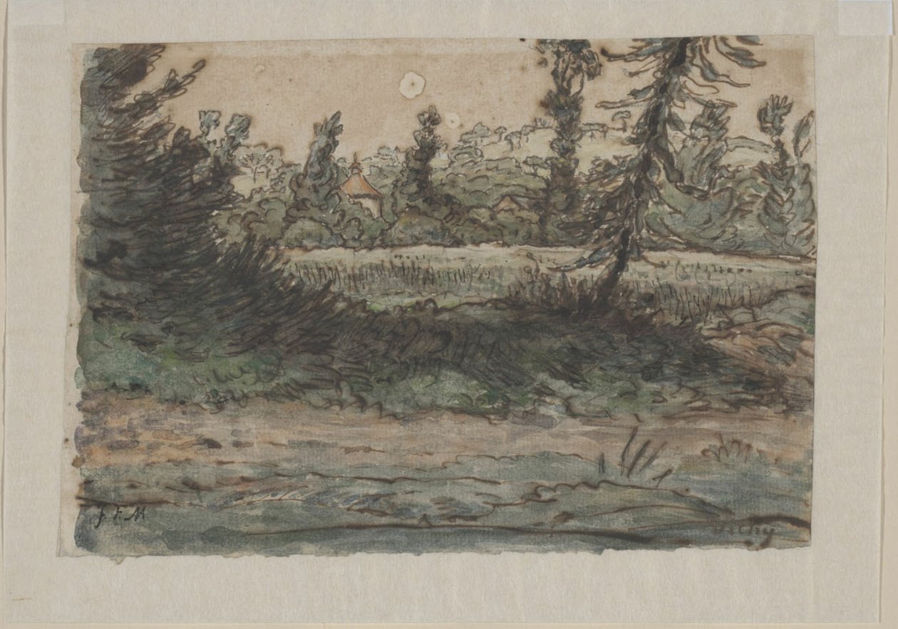 Near Vichy by Jean-Francois Millet