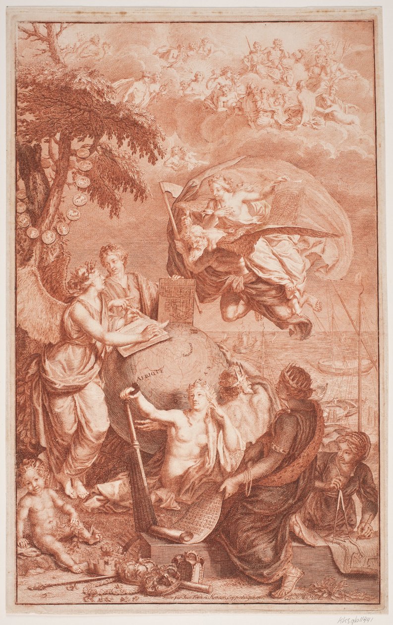 Allegory of Navigation by Jean Frederic Herman