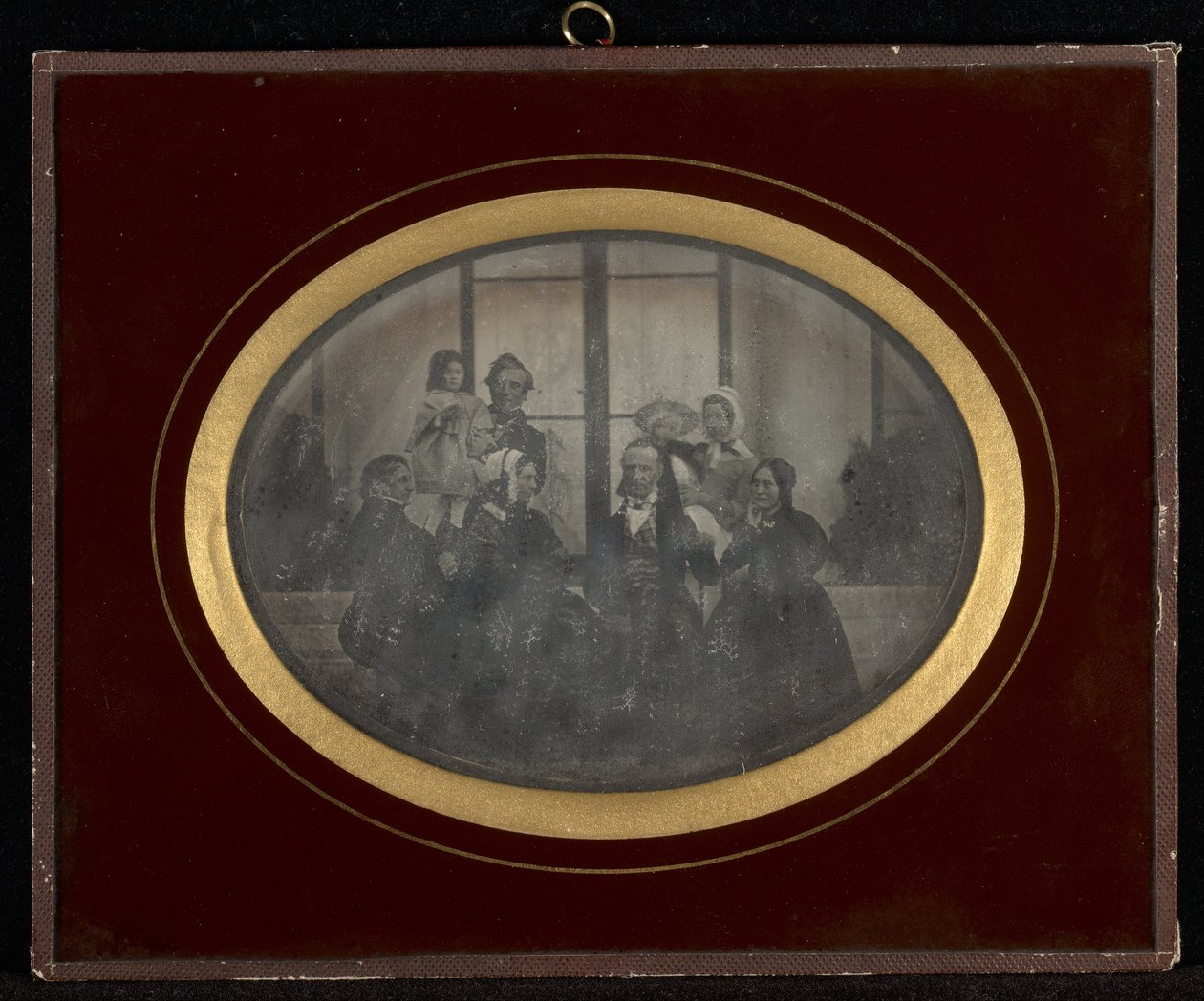 Group Portrait of Eight Members of Eynard-Lullin