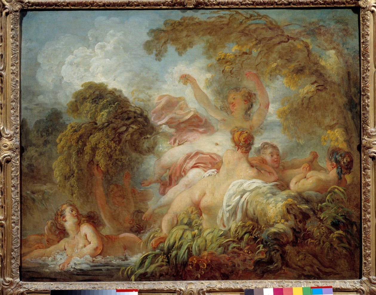 Bathers by Jean-Honore Fragonard