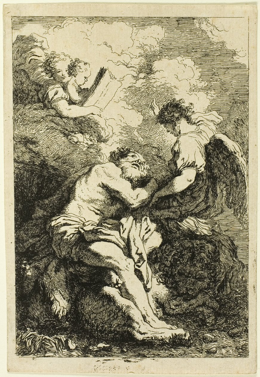 Saint Jerome by Jean-Honore Fragonard