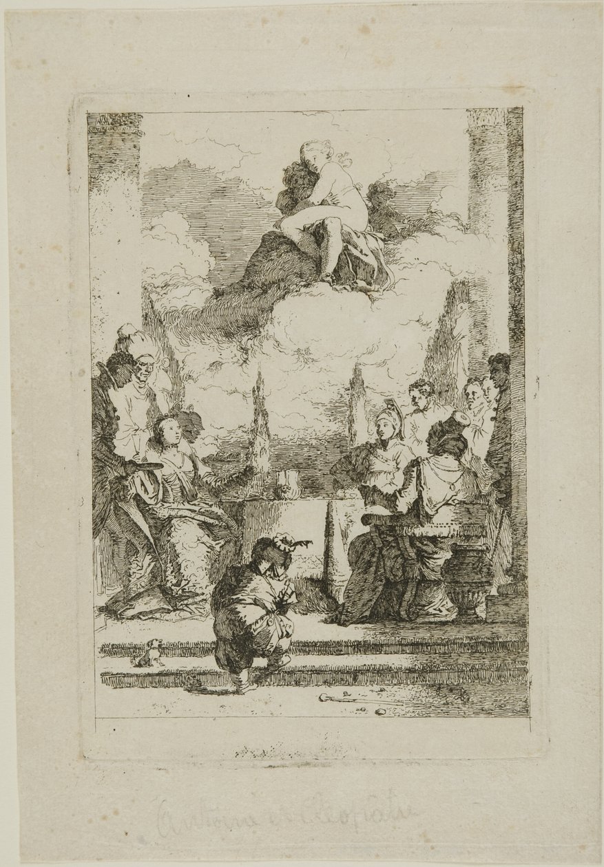 The Feast of Anthony and Cleopatra by Jean-Honore Fragonard