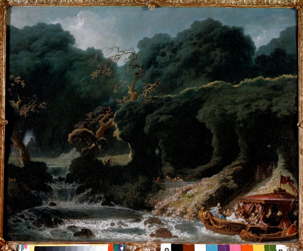The party in Rambouillet called the island of love by Jean-Honore Fragonard