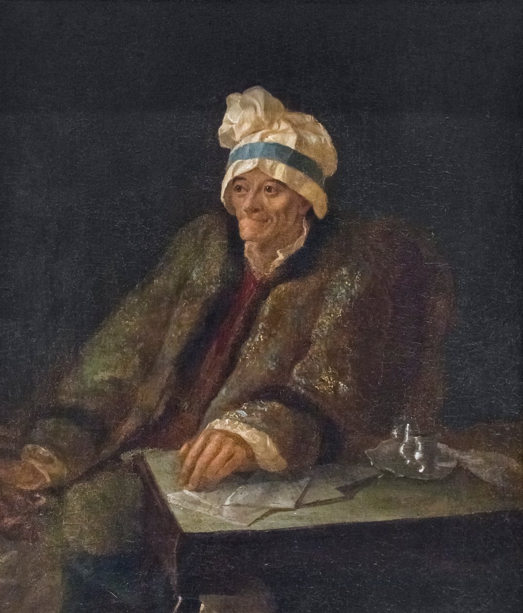 Portrait of Voltaire by Jean Huber