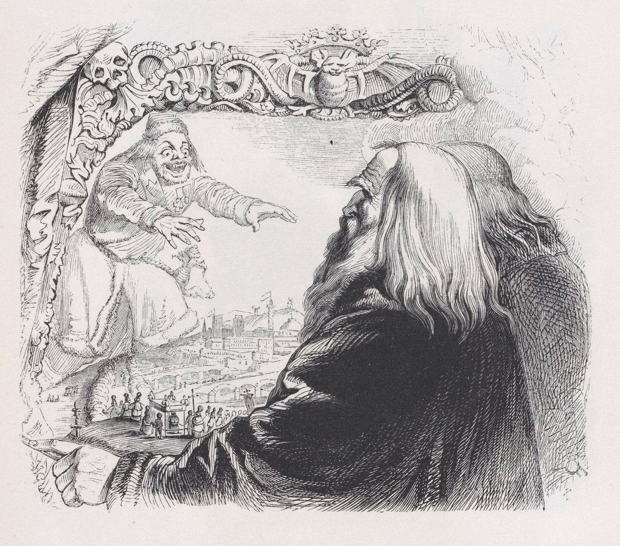 Infinitely Small from The Complete Works of Béranger, 1836 by Jean Ignace Isidore Gérard