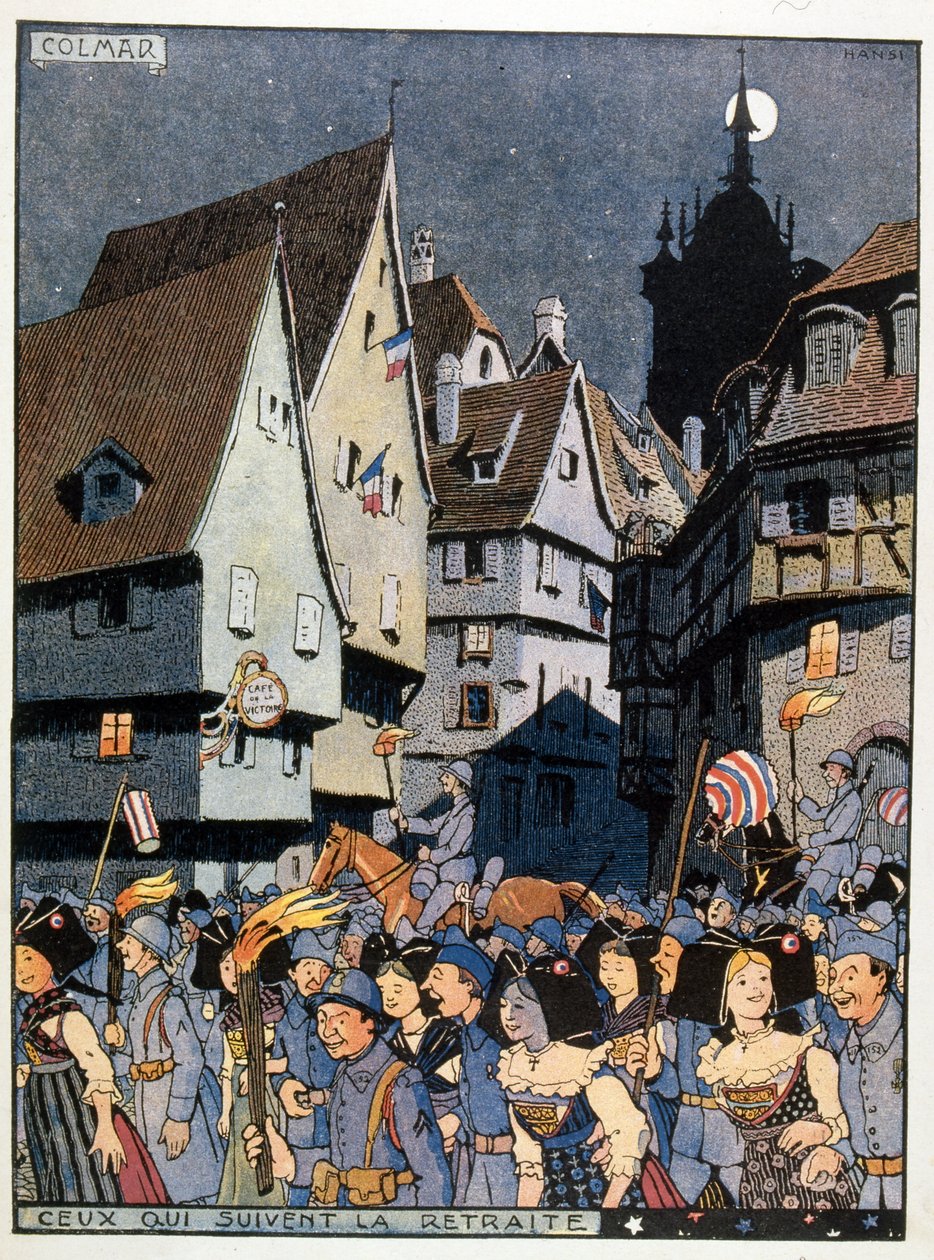 French celebrations marking the return of Alsace region to France by Jean Jacques Waltz