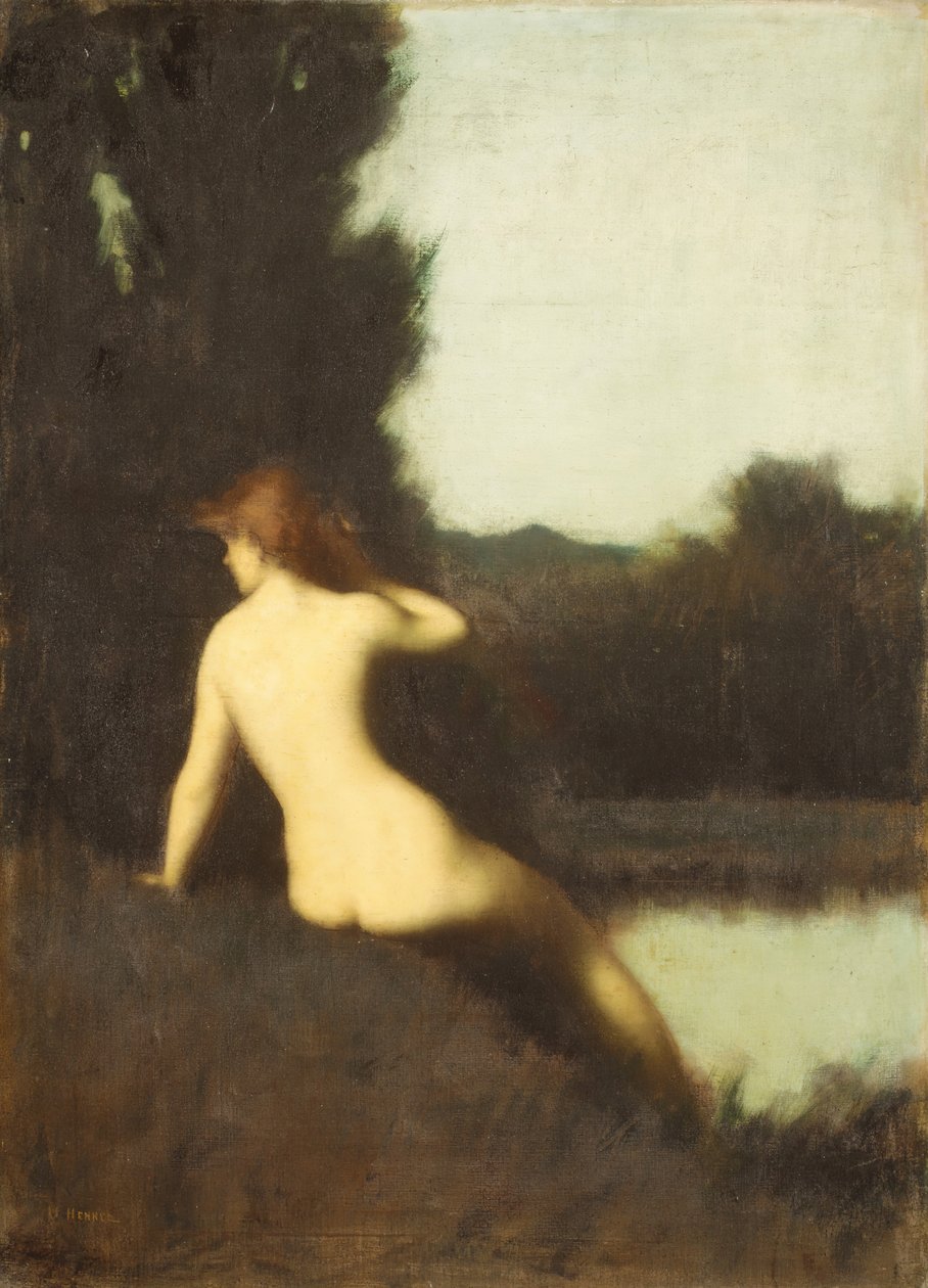 A Bather Echo by Jean-Jacques Henner