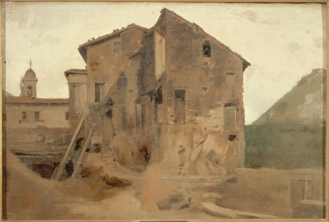 Masure in the Rome countryside, between 1859 and 1864 by Jean-Jacques Henner