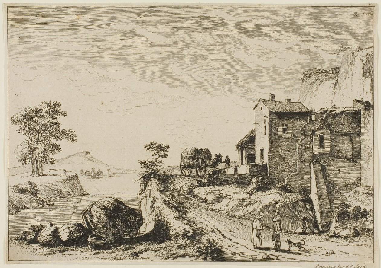 The Monk and the Hunter by Jean-Jacques de Boissieu