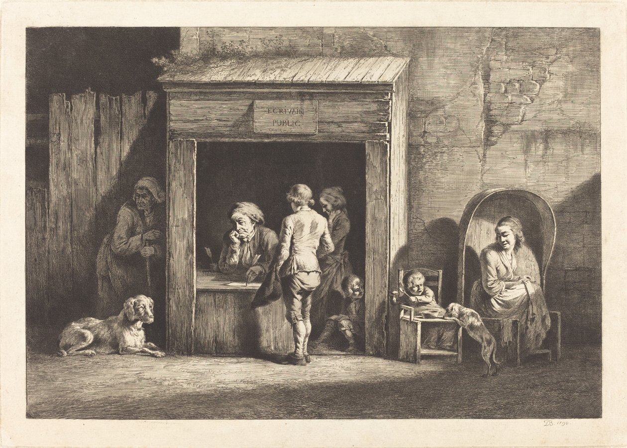 The Public Scribe by Jean-Jacques de Boissieu
