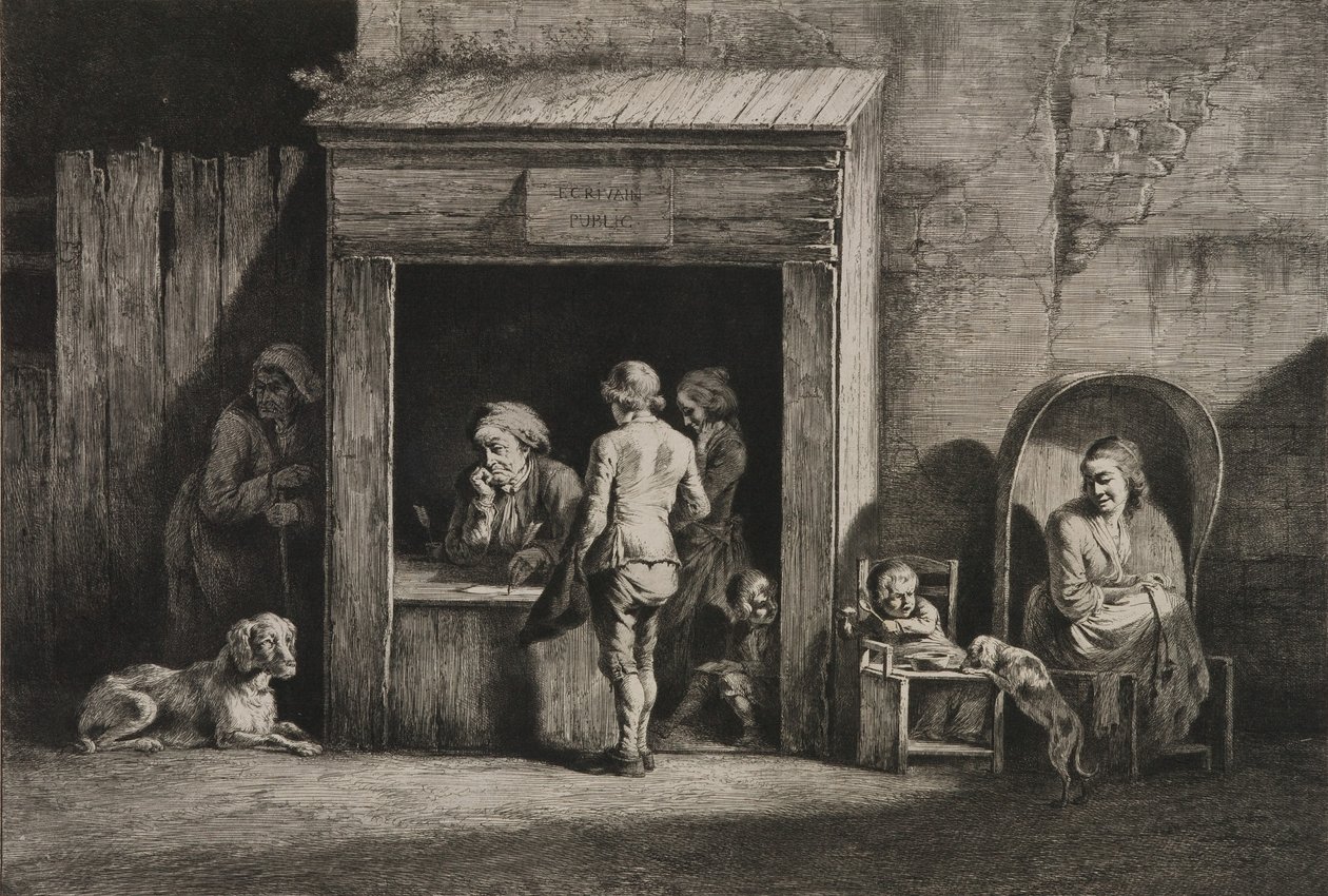 The Public Scribe by Jean-Jacques de Boissieu