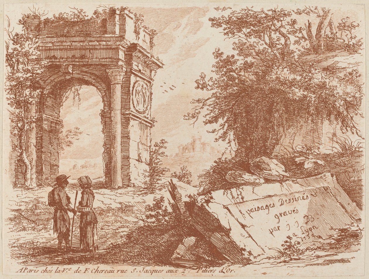 The Triumphal Arch by Jean-Jacques de Boissieu