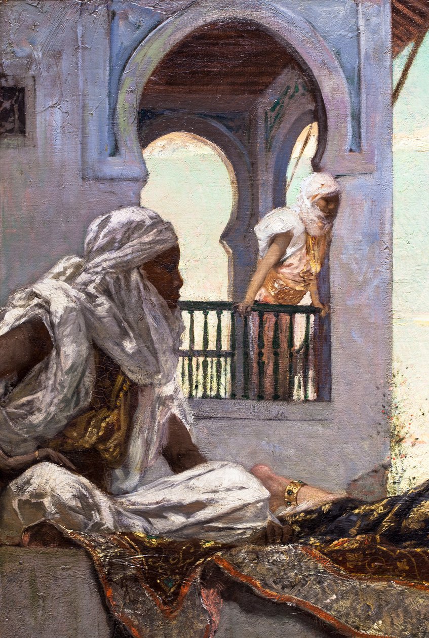 Evening on the Terraces (Morocco) by Jean Joseph Benjamin Constant