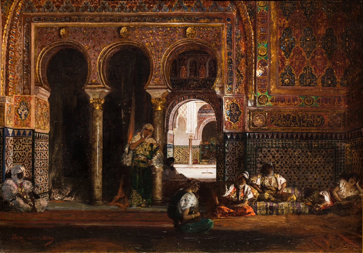 Harem Scene, Five Women by Jean Joseph Benjamin Constant