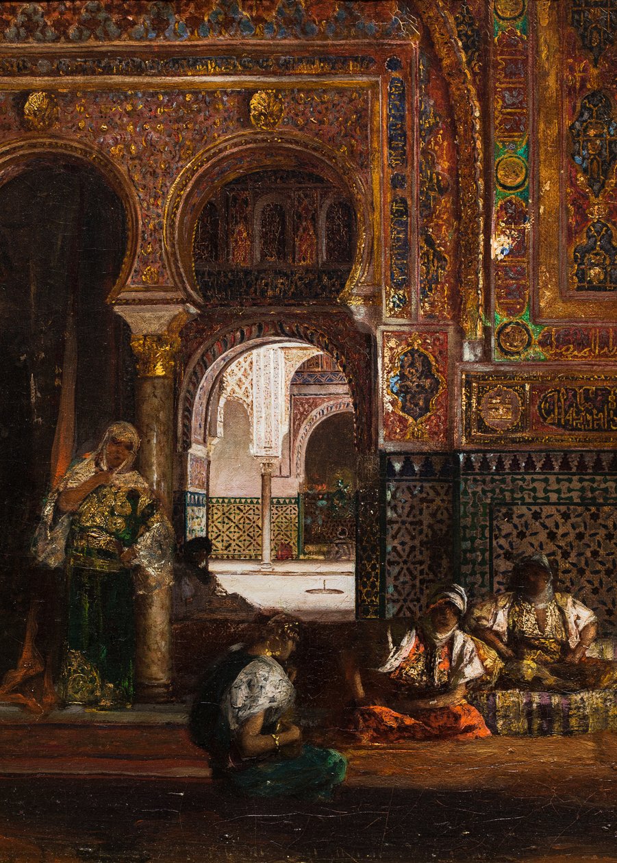 Harem Scene, Five Women, circa 1880 by Jean Joseph Benjamin Constant