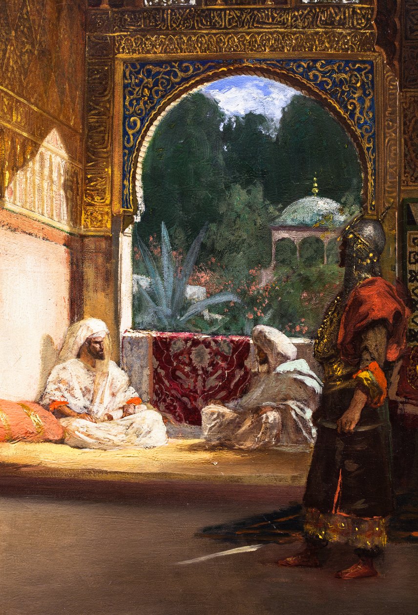 In the Palace of the Sultan (detail) by Jean Joseph Benjamin Constant