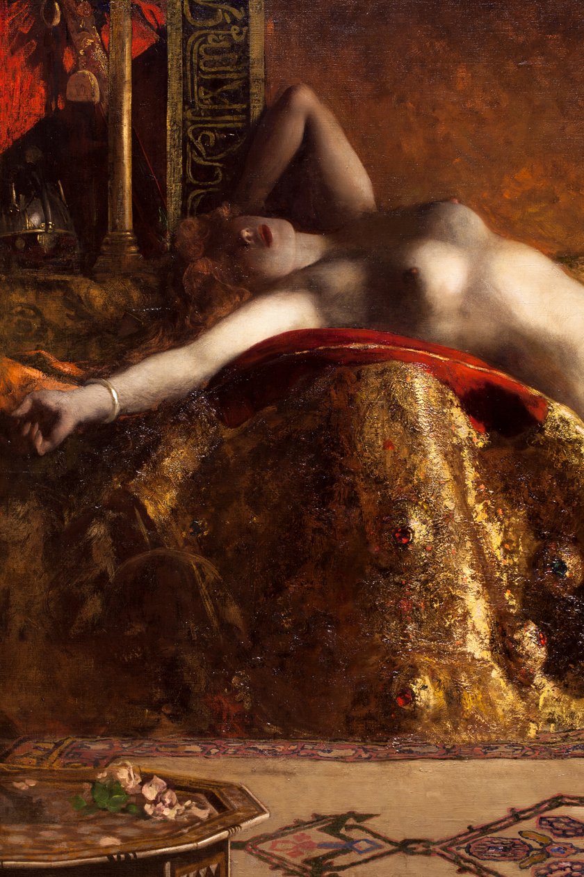 Reclining Odalisque, also known as Dream of the Orient by Jean Joseph Benjamin Constant