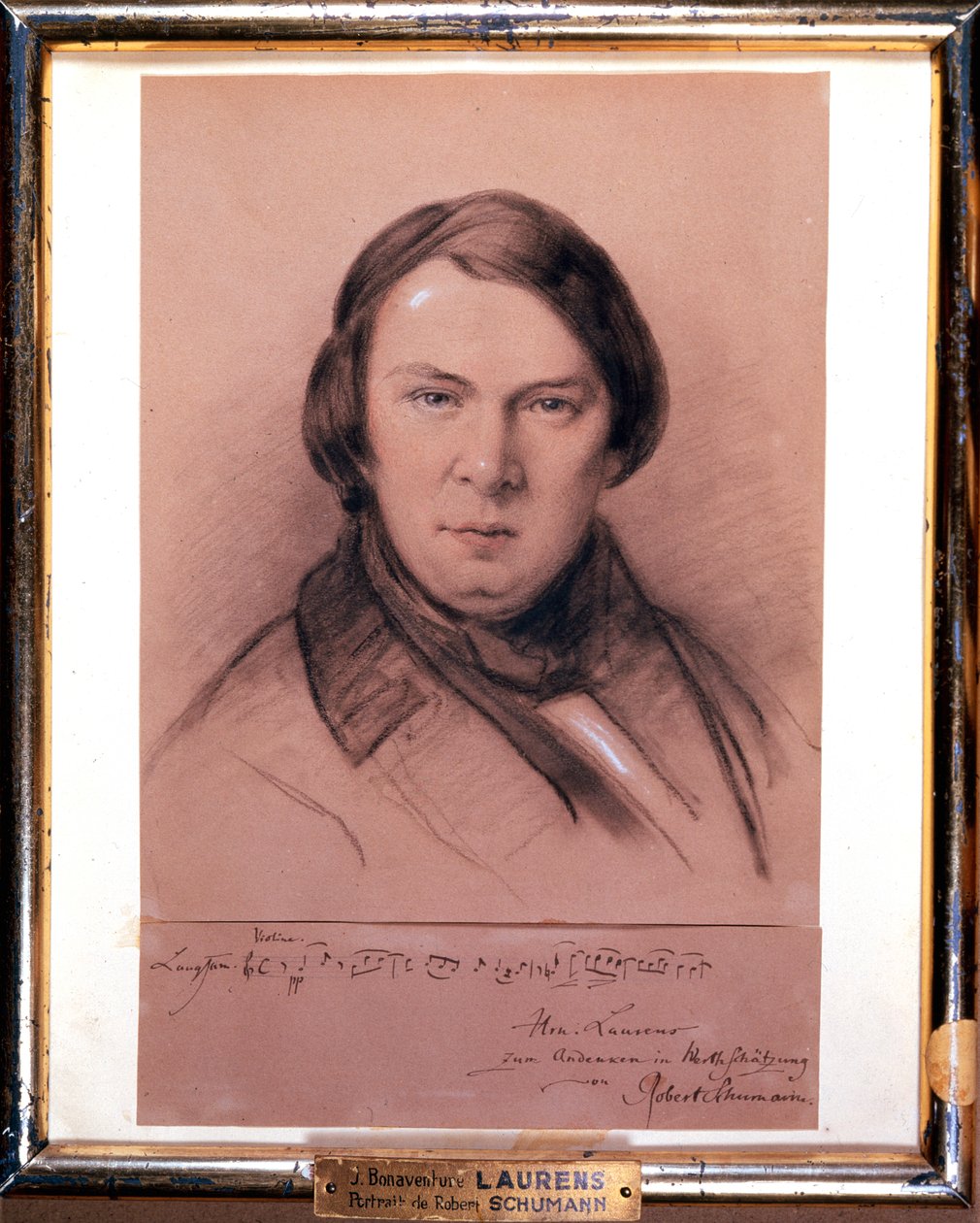 Robert Schumann, German composer by Jean Joseph Bonaventure Laurens