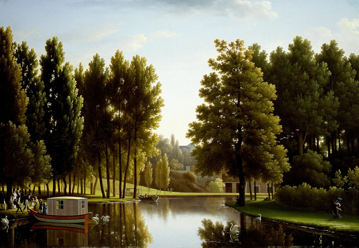 The Park at Mortefontaine by Jean Joseph Xavier Bidauld