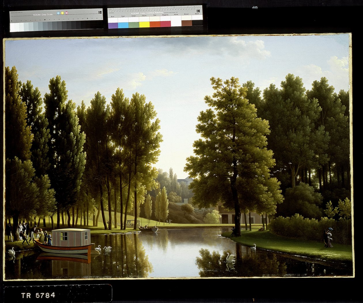 The Park At Mortefontaine by Jean-Joseph-Xavier Bidauld