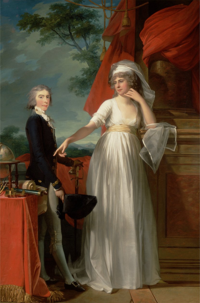 Margaret Callender and her Son James Kearney by Jean-Laurent Mosnier